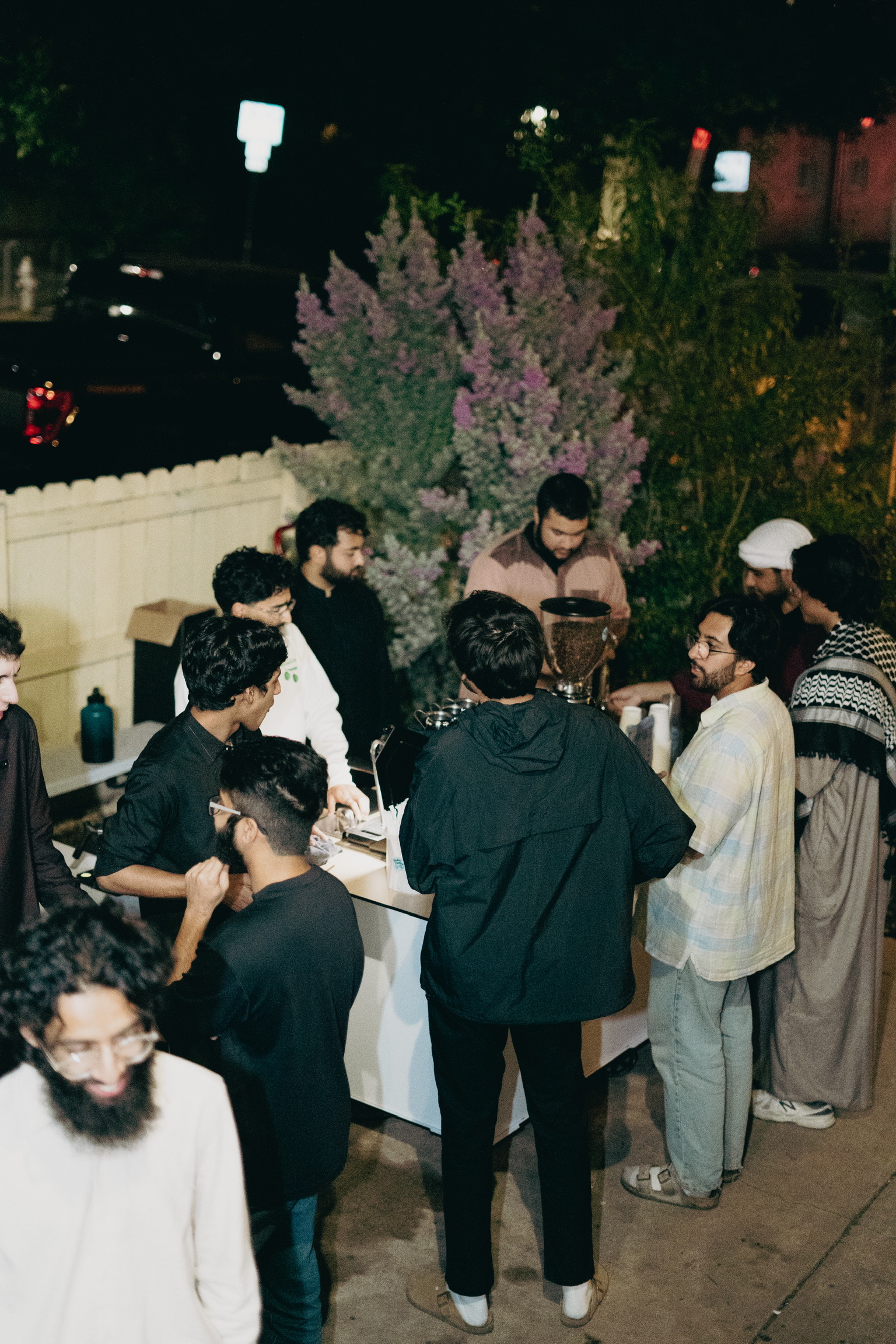 Qadeer Coffee Co drinks served at a private party